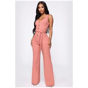 Fashion Nova Get Close To Me Ribbed Jumpsuit
